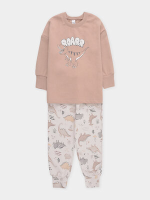 CROCKID Пижама 571926 К 1567 коричневый