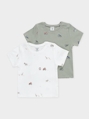 CROCKID Футболка 571935 К 301156-2уп хаки