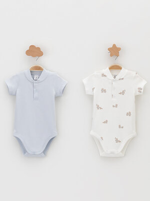 CROCKID Боди 571937 К 6543-2уп светло-серый5