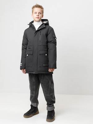 CROCKID Куртка 572185 ВК 36105/3 ГР (128-158) черный