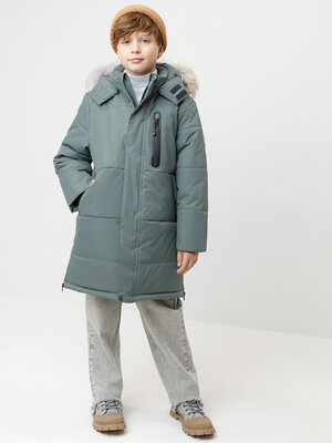 CROCKID Пальто 572189 ВК 36110/2 ГР зеленый