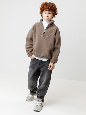 CROCKID Толстовка 572199 ФЛ 30003/2 ГР коричневый