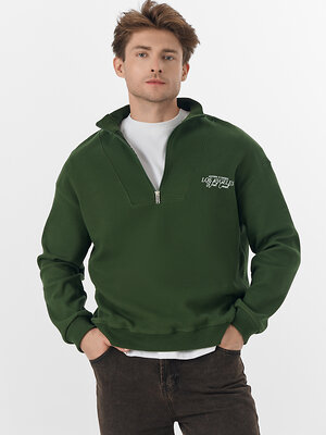 MARK FORMELLE Толстовка 572258 121935 т.зеленый +печать