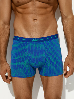 Omsa Трусы 572350 OmU 1234-25B Emotion Боксеры муж. с откр.резинкой, CO Acqua (Голубой)