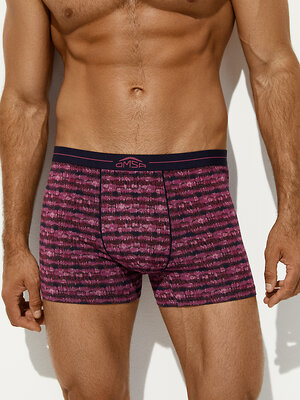Omsa Трусы 572372 OmU 1234-25B Style Боксеры муж. с откр.резинкой, CO Blu Notte/Multicolor (Мультиколор)