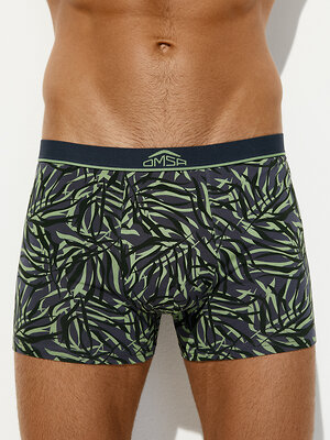 Omsa Трусы 572375 OmU 1234-25B Courage Боксеры муж. с откр.резинкой, CO Nero/Verde (Черный)