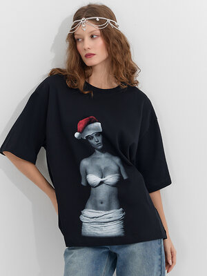 MARK FORMELLE Футболка 572420 112961 черный +печать