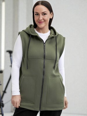 AandOstudio Жилет 572442 Ж00001Б хаки