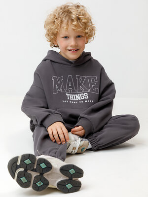 CROCKID Джемпер 572709 МП 302920 темно-серый