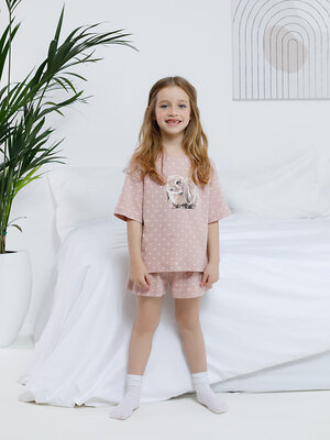 CROCKID Пижама 572729 МП 1656 коричневый