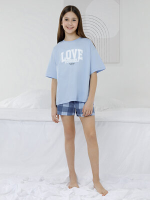 CROCKID Пижама 572752 МП 1658-1 голубой