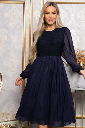 LT Collection Платье 572811 П14860-3М синий