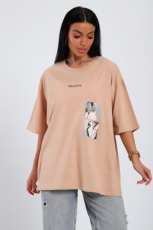 Натали Футболка 572903 82088 пудровый