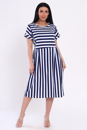 Натали Платье 573003 82054 полоса синяя