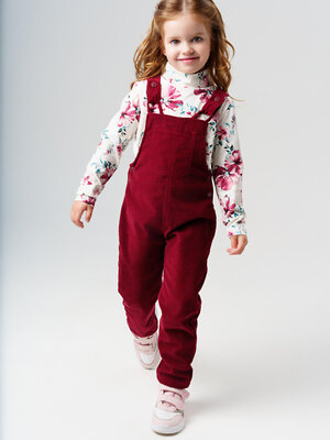 PLAYTODAY Полукомбинезон 573098 32522155 бордовый