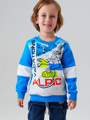 PLAYTODAY Толстовка 573127 32532040 белый,ярко-синий