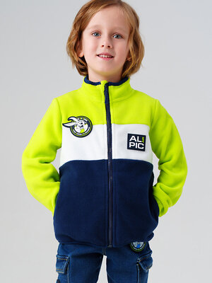 PLAYTODAY Куртка 573182 32512271 белый,тёмно-синий,зеленый