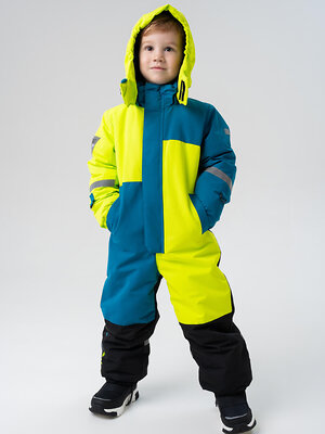 PLAYTODAY Комбинезон 573273 32512002 черный,зеленый,бирюзовый