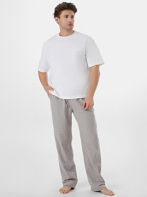 MARK FORMELLE Брюки 573290 581135 клетка на кофейном