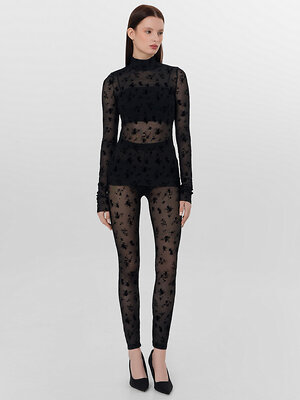 MARK FORMELLE Джемпер 573303 122845 цветы на черном