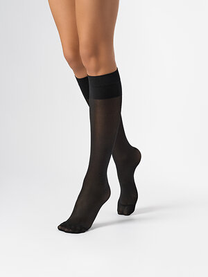 Omsa Гольфы 573381 GAMB. ATTIVA COMFORT 40 (гольфы 1 пара) Nero (Черный)