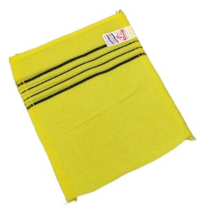 Bath Towel Мочалка-варежка для душа с пилинг-эффектом, однослойная, жёлтый 573400 28194 
