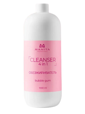 MANITA Обезжириватель для ногтей универсальный 4 в 1 / Bubble Gum, 1000 мл 573449 28198 