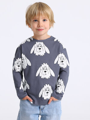 Апрель Лонгслив 573593 1ПДЛД4991001н мастиф на темно-сером