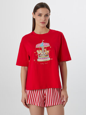 MARK FORMELLE Комплект 573605 592591 красный +розово -красная полоска