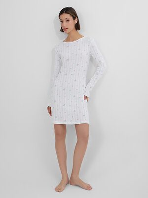 MARK FORMELLE Сорочка 573703 572397 розы на белом