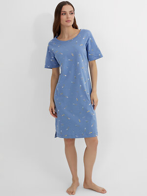 MARK FORMELLE Сорочка 573711 572310 бокальчики на синем