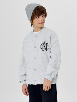 MARK FORMELLE Толстовка 573739 363333/1 серый меланж+печать