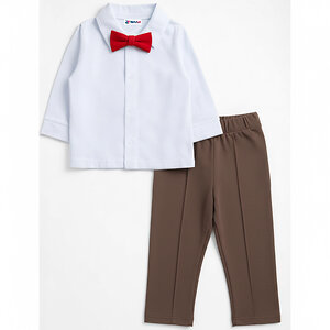 YOULALA Комплект 573753 6108900102 коричневый, белый