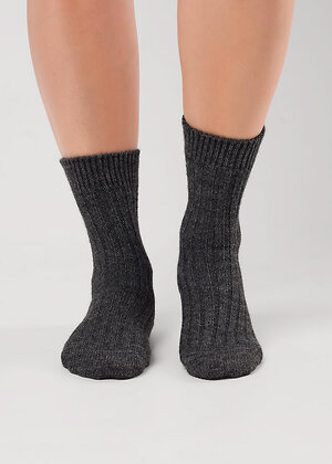 ЭЙС Носки 573810 Д175Ш меланж т.серый