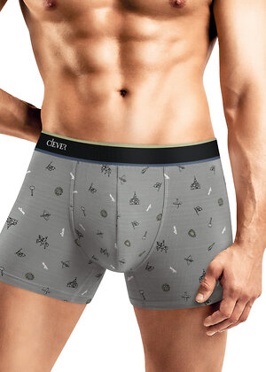 CLEVER Трусы 573873 MSH452123 серый/чёрный
