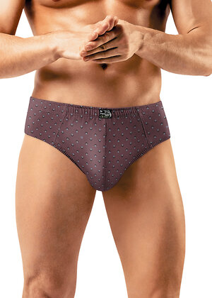 CLEVER Трусы 573878 MC452131 т.коричневый/св.голубой