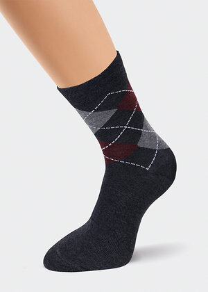 CLEVER Носки 573887 К194Л меланж т.серый