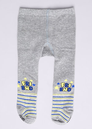 CLEVER Колготки 573892 КД193 68-86 меланж серый