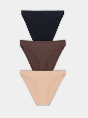 MARK FORMELLE Трусы 574077 412621-3 телесный +цикорий +черный