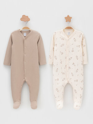 CROCKID Комбинезон 574159 К 6523-2уп бежевый