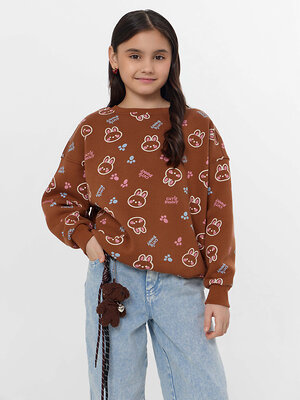 MARK FORMELLE Свитшот 574185 127978 кролики на карамельном