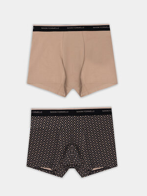MARK FORMELLE Трусы 574222 411228-2 беж узор на черном +бежевый