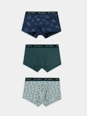 MARK FORMELLE Трусы 574228 411124-3 топоры на зеленом льду +т.зеленый +узор на черном