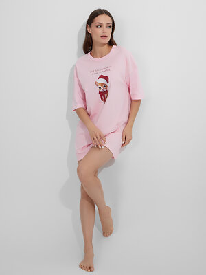 MARK FORMELLE Туника 574233 512079 розовая сказка +печать