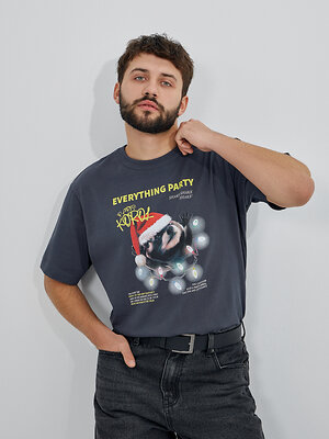 MARK FORMELLE Футболка 574243 111855 графит +печать3