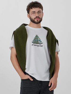 MARK FORMELLE Футболка 574250 111935 белый +печать