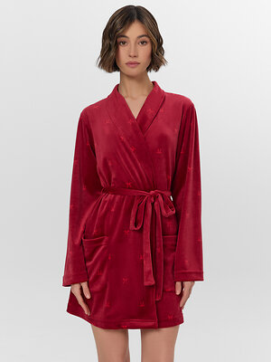 MARK FORMELLE Халат 574263 552293 бантики на бордовом
