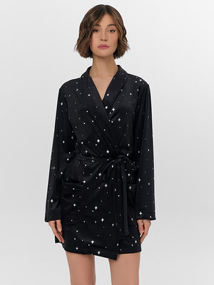 MARK FORMELLE Халат 574265 552293 звезды на черном