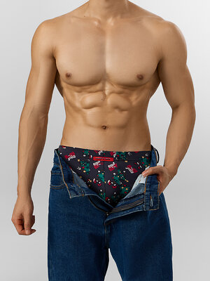 MARK FORMELLE Трусы 574292 411229 елки на черном