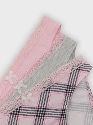 MARK FORMELLE Трусы 574334 417750-3 клетка черно -розовая